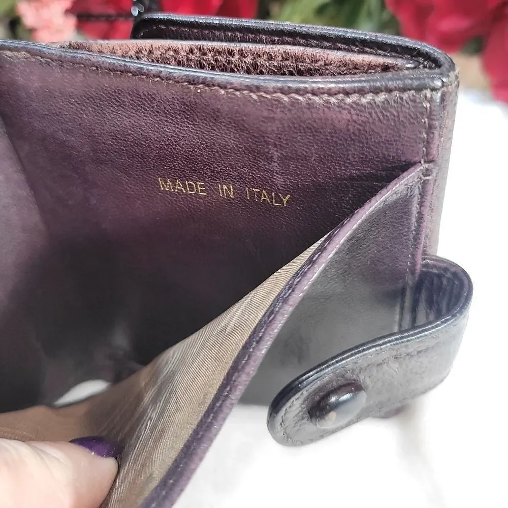 Authentic Chanel Caviar Leather Compact Wallet